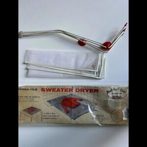 Vintage Versa Tile Sweater Dryer New Sealed Airflow